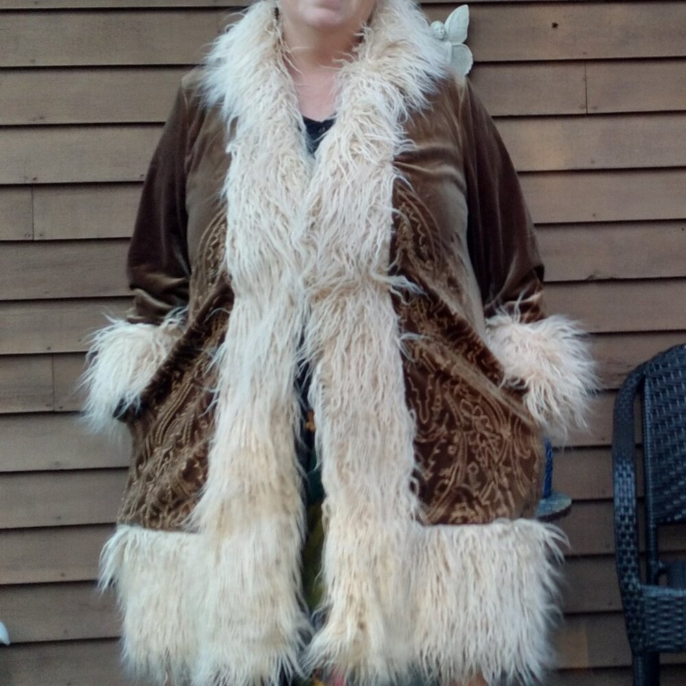 Penny Lane bohemian hippie coat nwt plus size